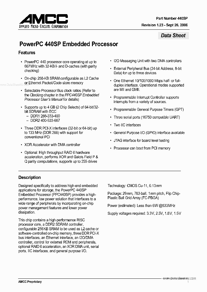 PPC440SP_142263.PDF Datasheet