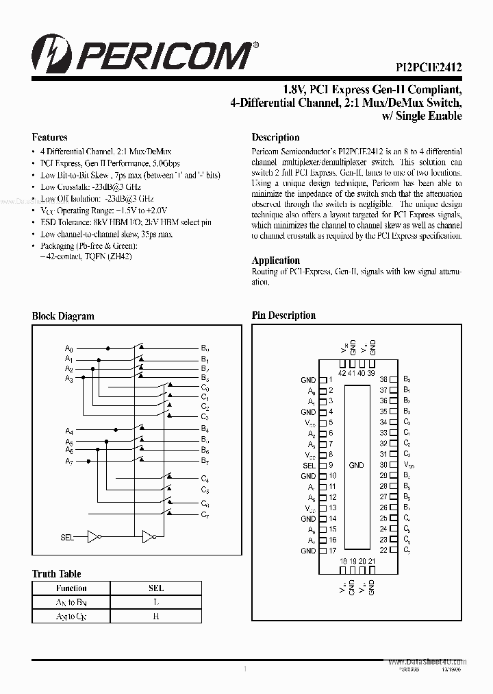 PI2PCIE2412_142211.PDF Datasheet
