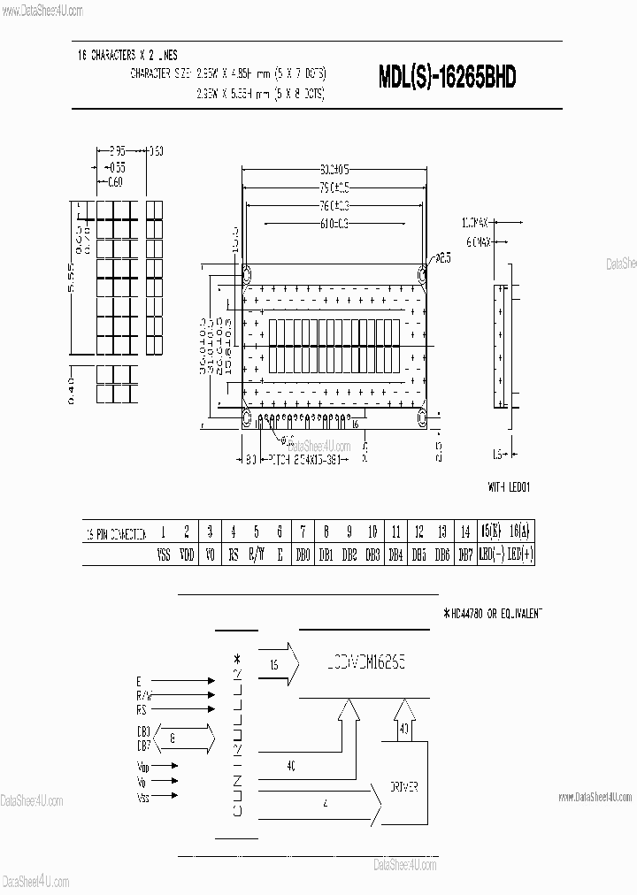 MDL-16265BHD_142992.PDF Datasheet