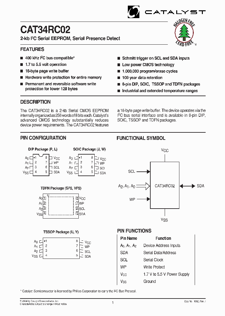 CAT34RC02_144745.PDF Datasheet