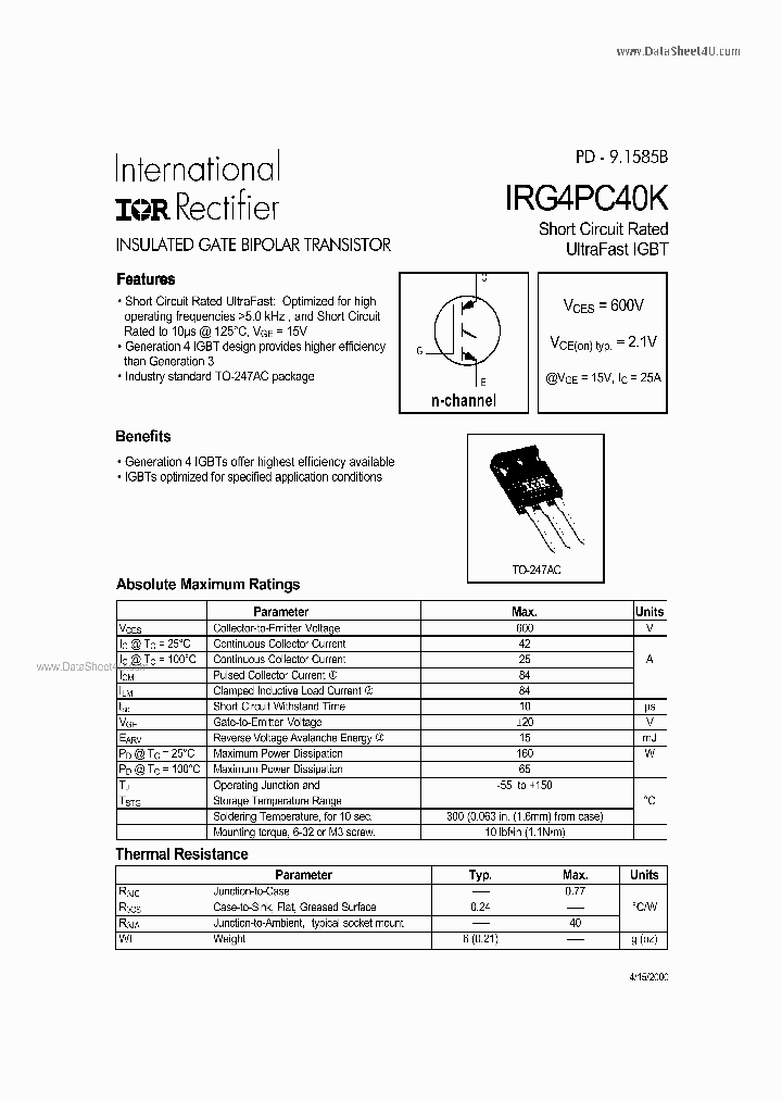 G4PC40K_145122.PDF Datasheet