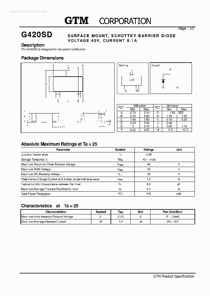 G420SD_145095.PDF Datasheet