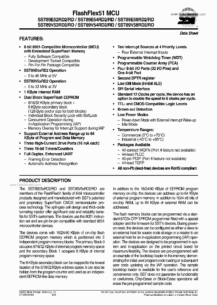 89E54RD2_145625.PDF Datasheet