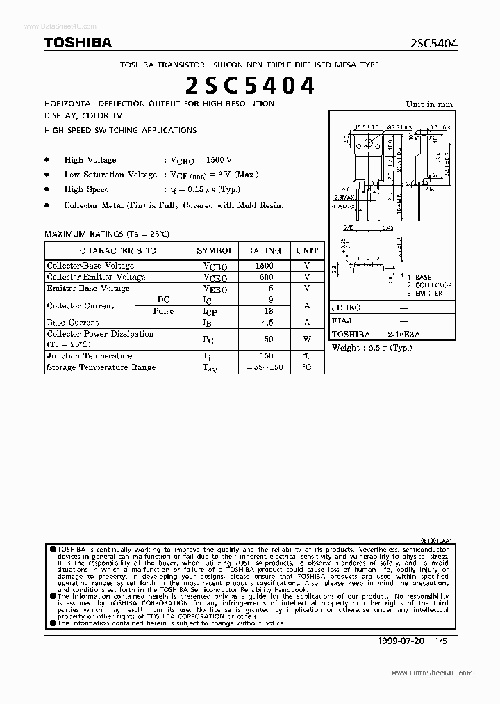C5404_146504.PDF Datasheet