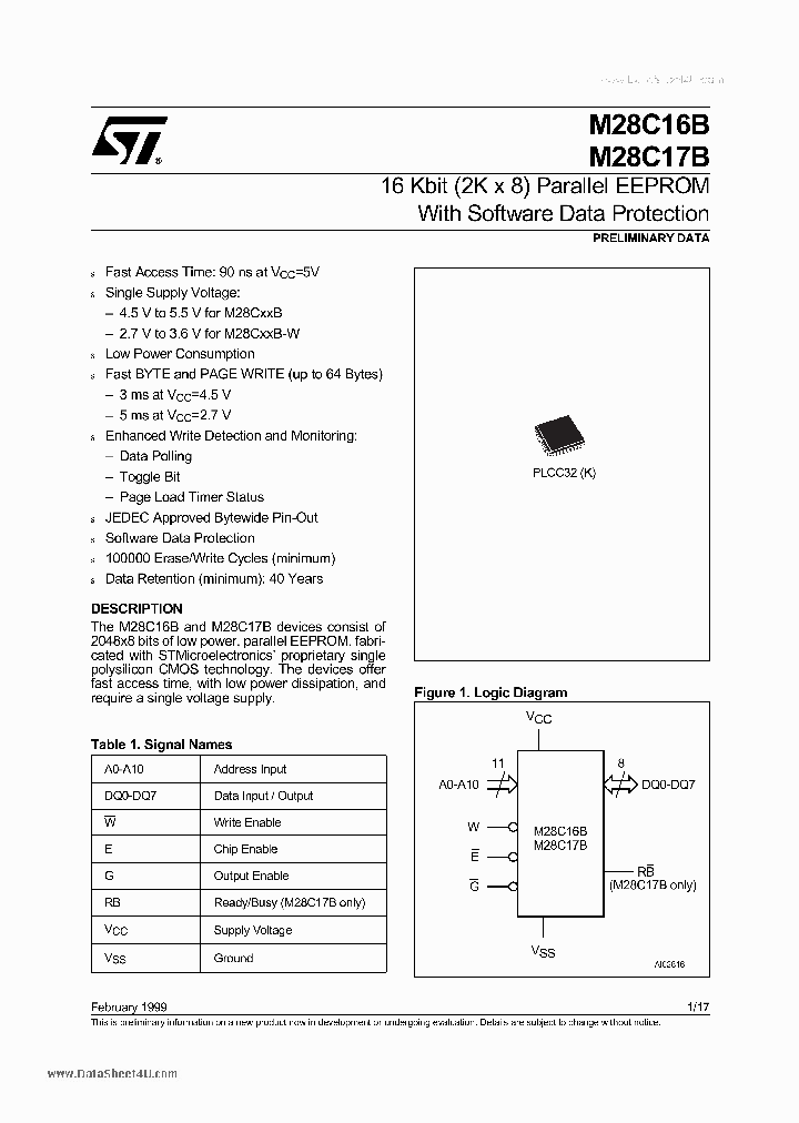 28C16B_146978.PDF Datasheet
