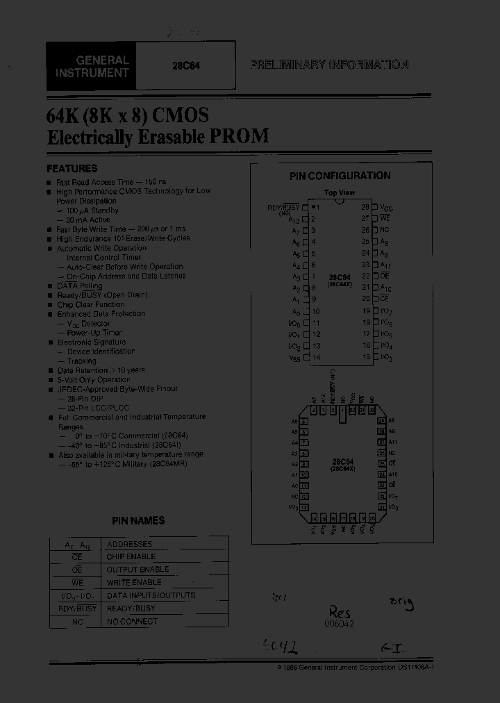 28C64_146985.PDF Datasheet