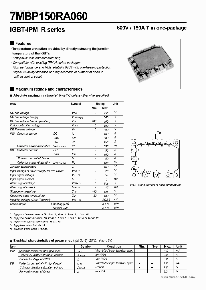 7MBP150RA060_147624.PDF Datasheet