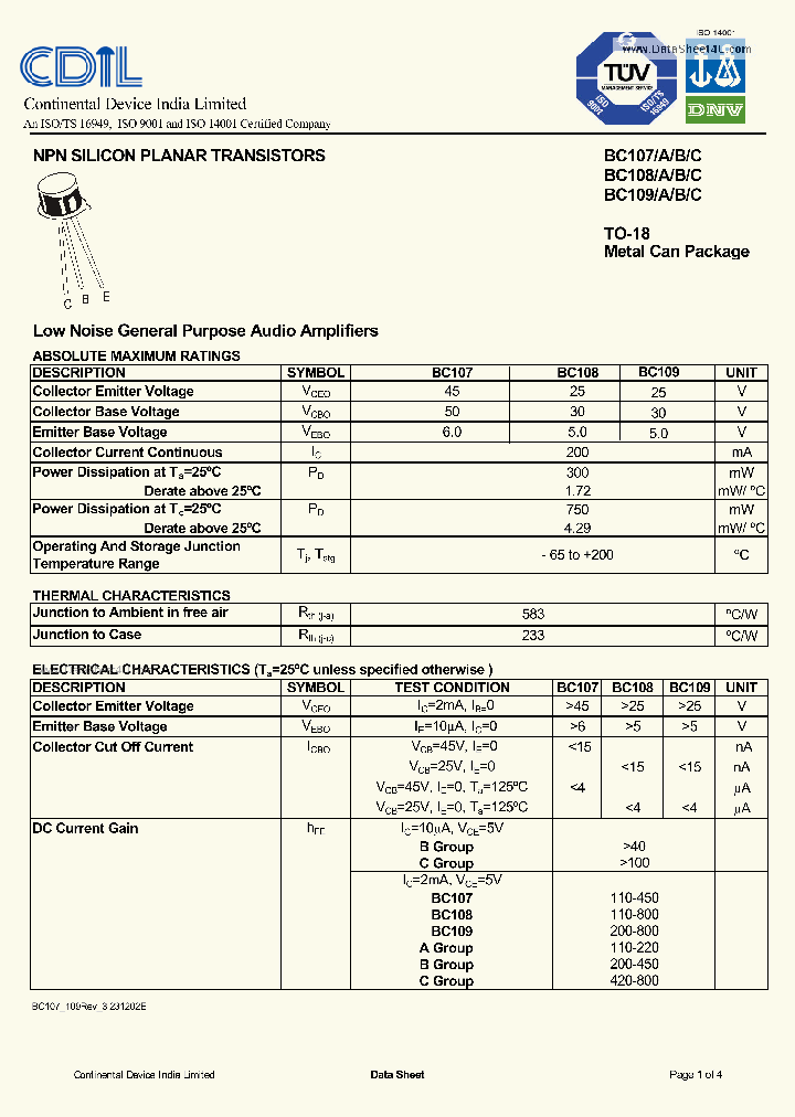 BC107_149853.PDF Datasheet