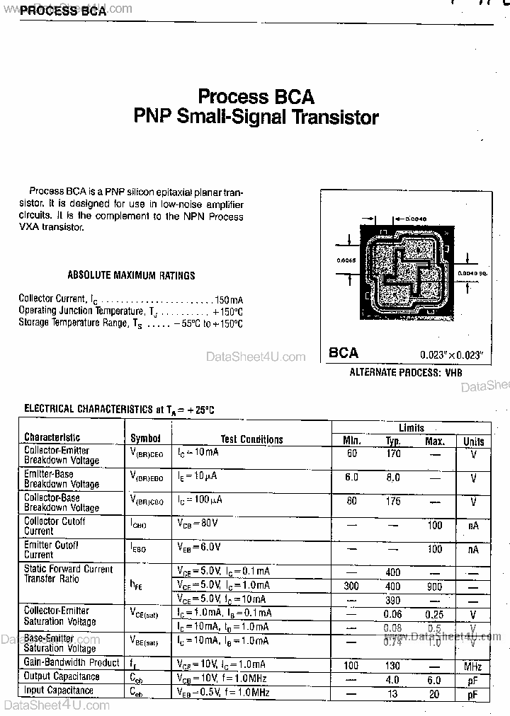 BCA_149936.PDF Datasheet