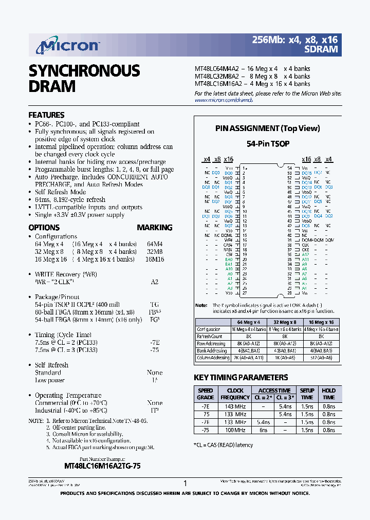 MT48LC32M8A2_150665.PDF Datasheet