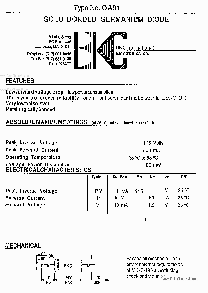 OA91_151199.PDF Datasheet