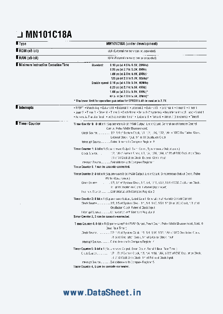 MN101C18A_151916.PDF Datasheet