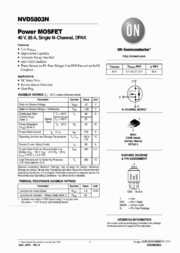 NVD5803N_151663.PDF Datasheet