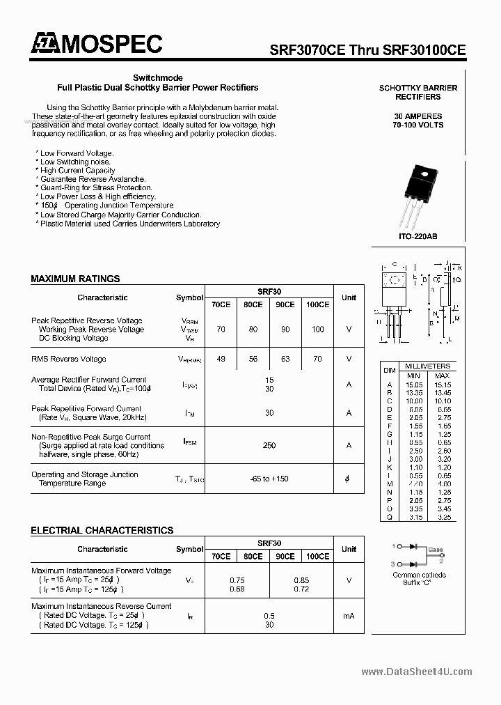 SRF30100CE_152268.PDF Datasheet