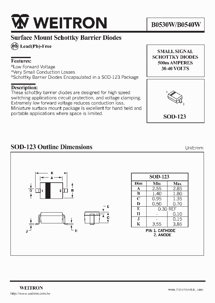 B0530W_154098.PDF Datasheet