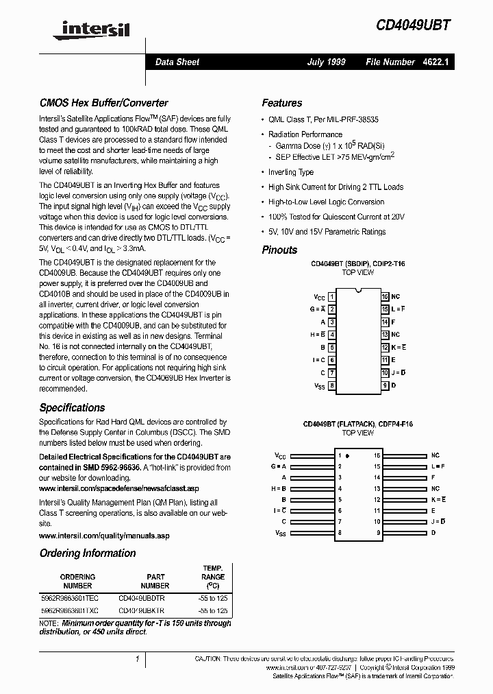 CD4049UBT_164045.PDF Datasheet