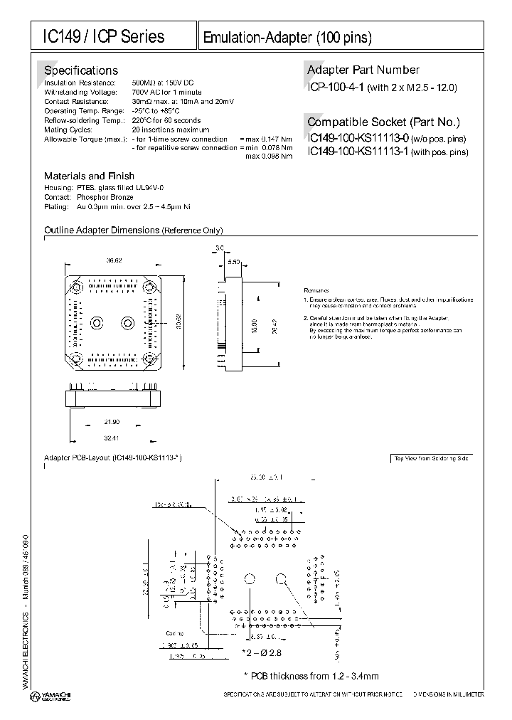 IC149-100-014-B5_166533.PDF Datasheet
