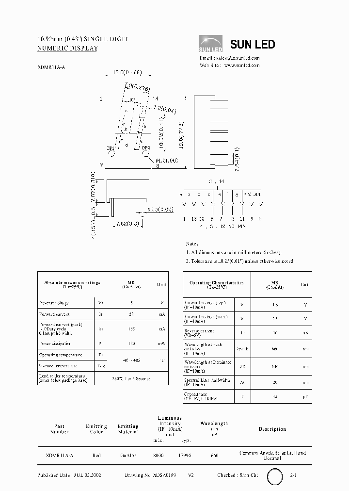 XDMR11A-A_182205.PDF Datasheet