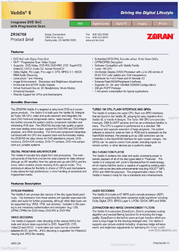 ZR36768_155175.PDF Datasheet
