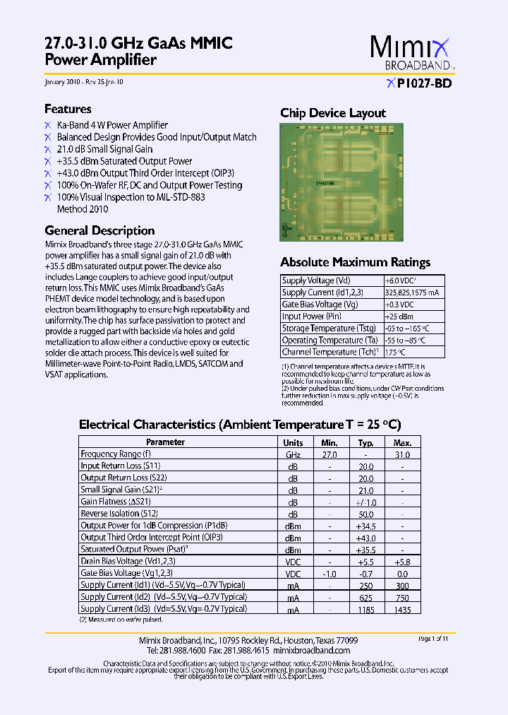 XP1027-BD_185861.PDF Datasheet