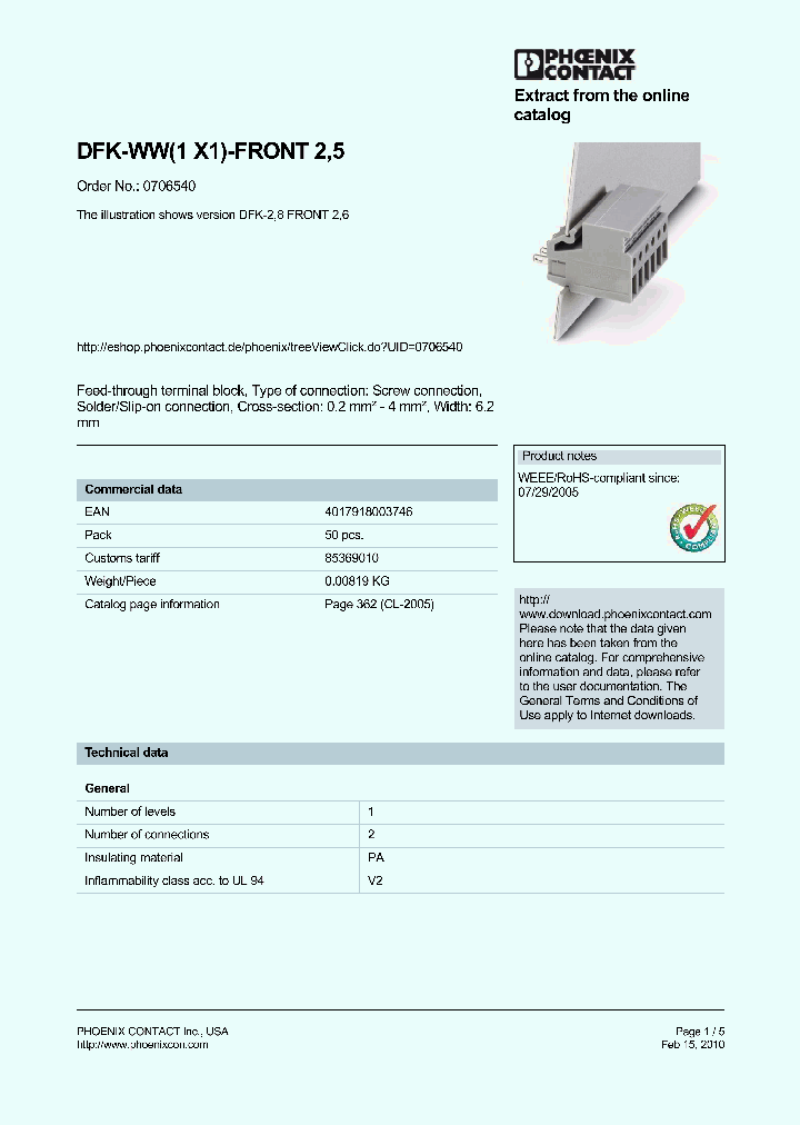 0706540_189852.PDF Datasheet