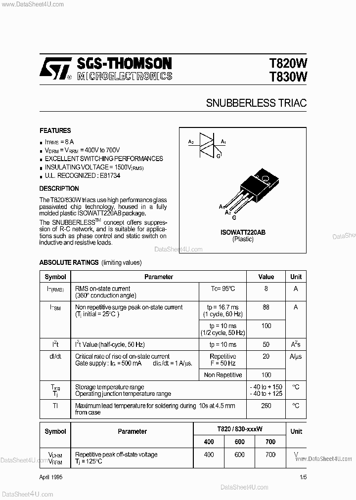 T820W_157541.PDF Datasheet
