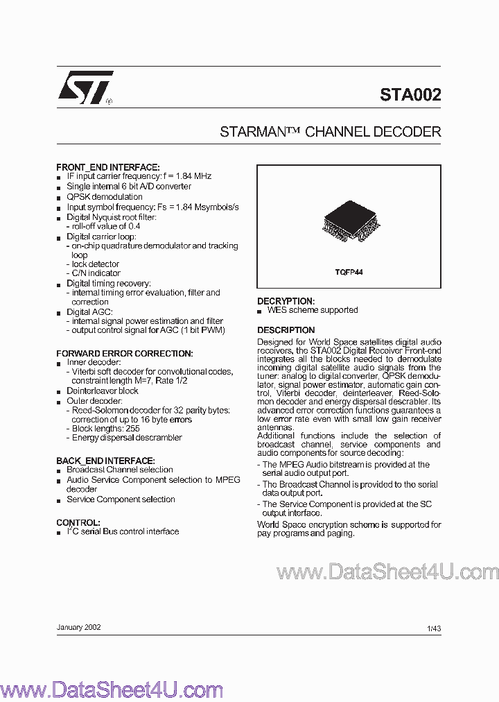 STA002_156755.PDF Datasheet