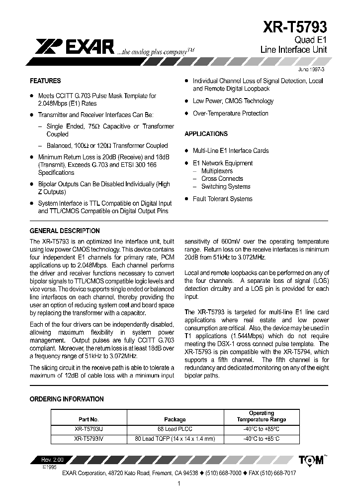 XRT5793_192560.PDF Datasheet