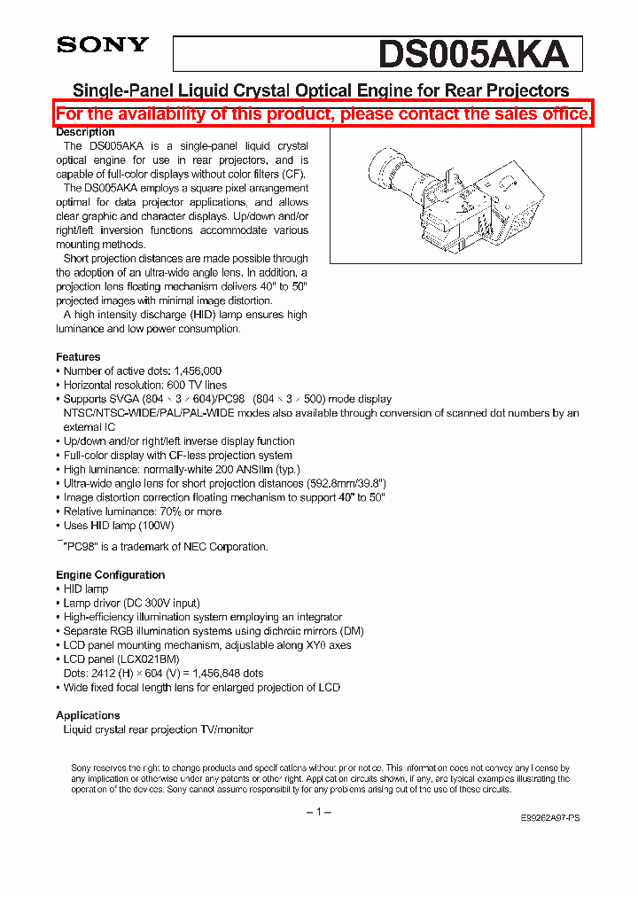 DS005AKA_171038.PDF Datasheet