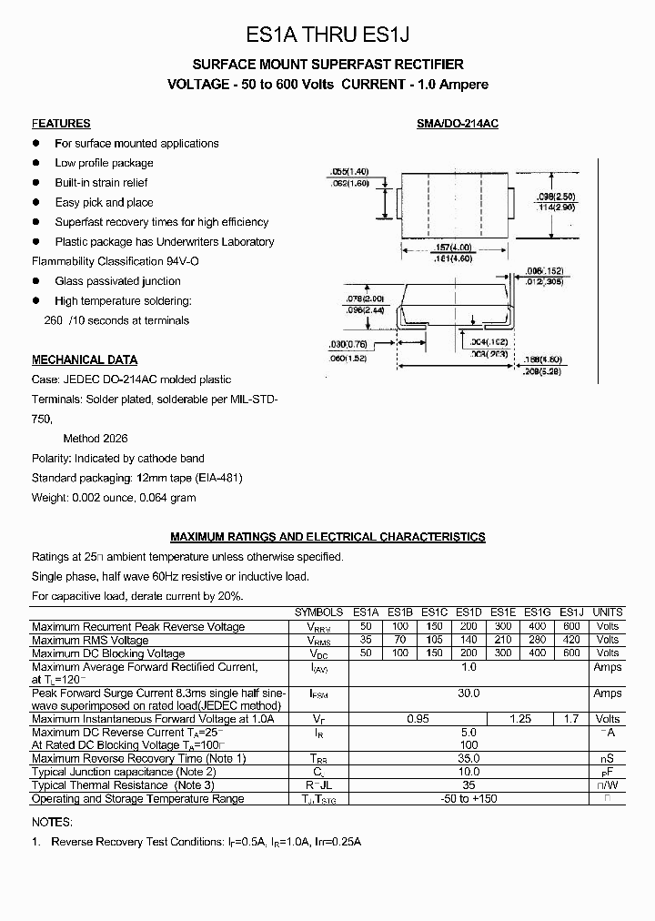 ES1D_157880.PDF Datasheet