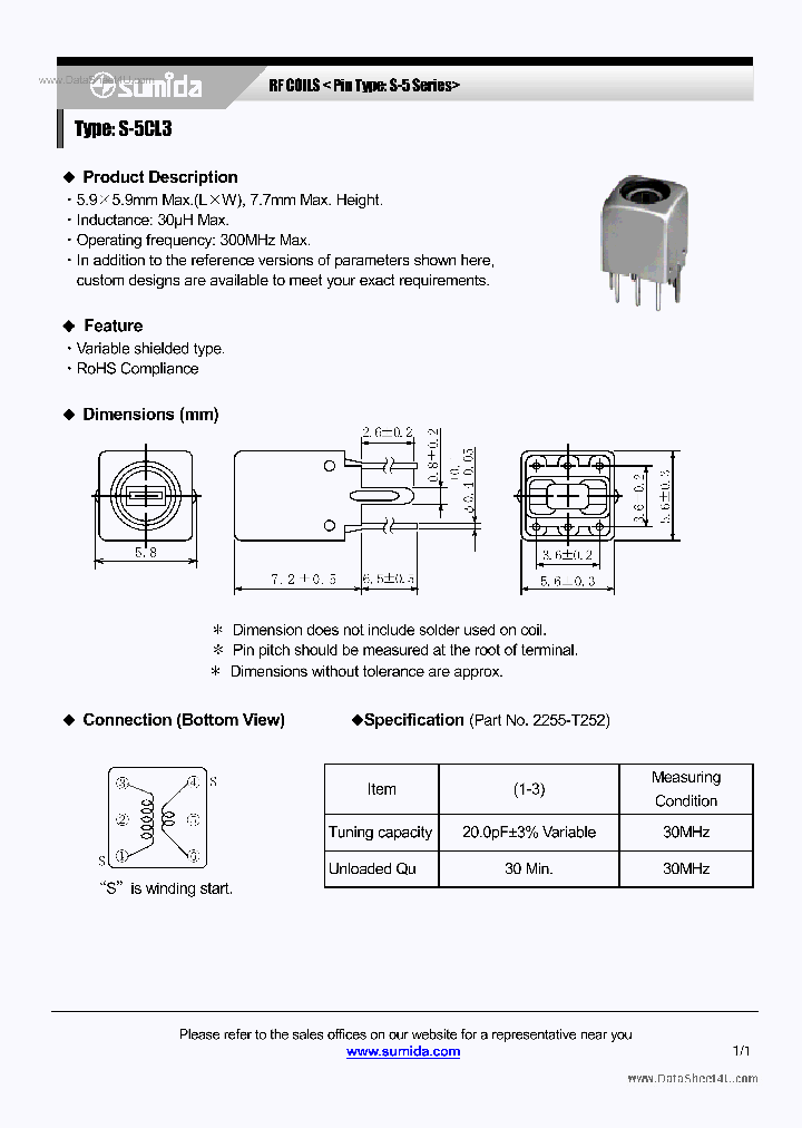 S-5CL3_158527.PDF Datasheet