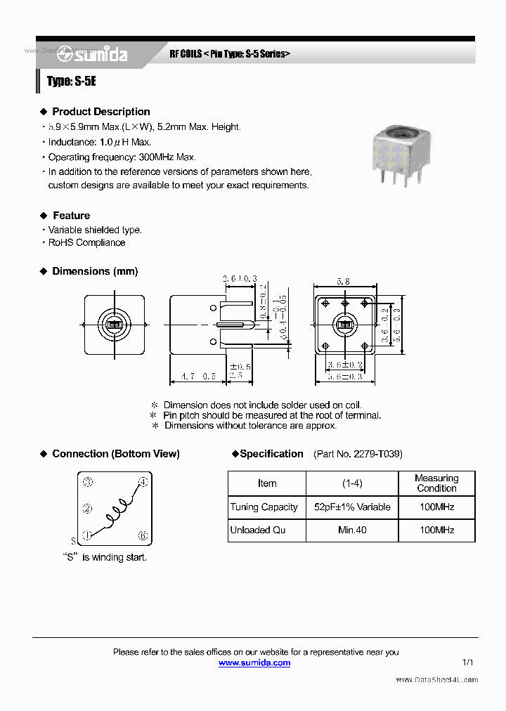 S-5E_158528.PDF Datasheet