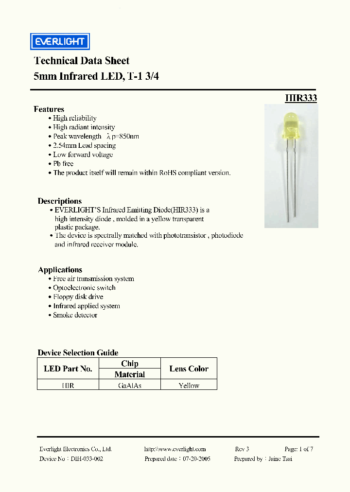 HIR333_158647.PDF Datasheet