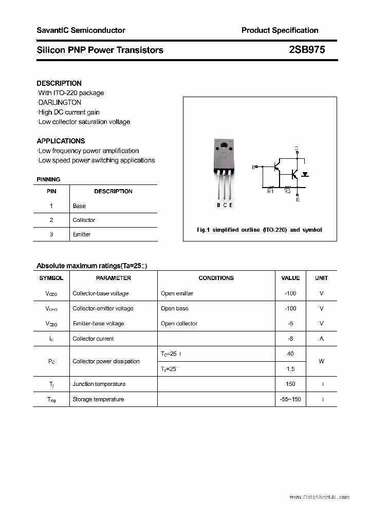 2SB975_158907.PDF Datasheet