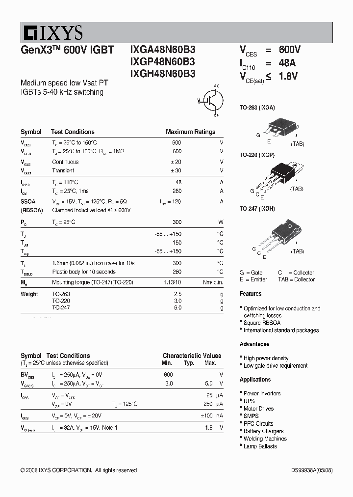 IXGA48N60B3_159368.PDF Datasheet