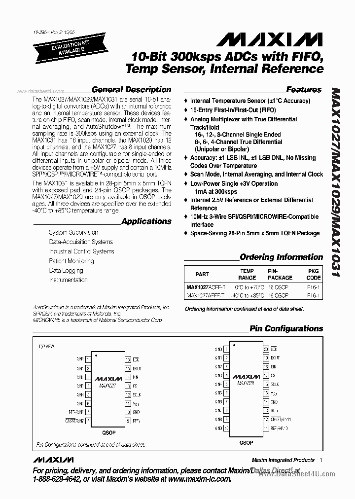 MAX1027_162166.PDF Datasheet
