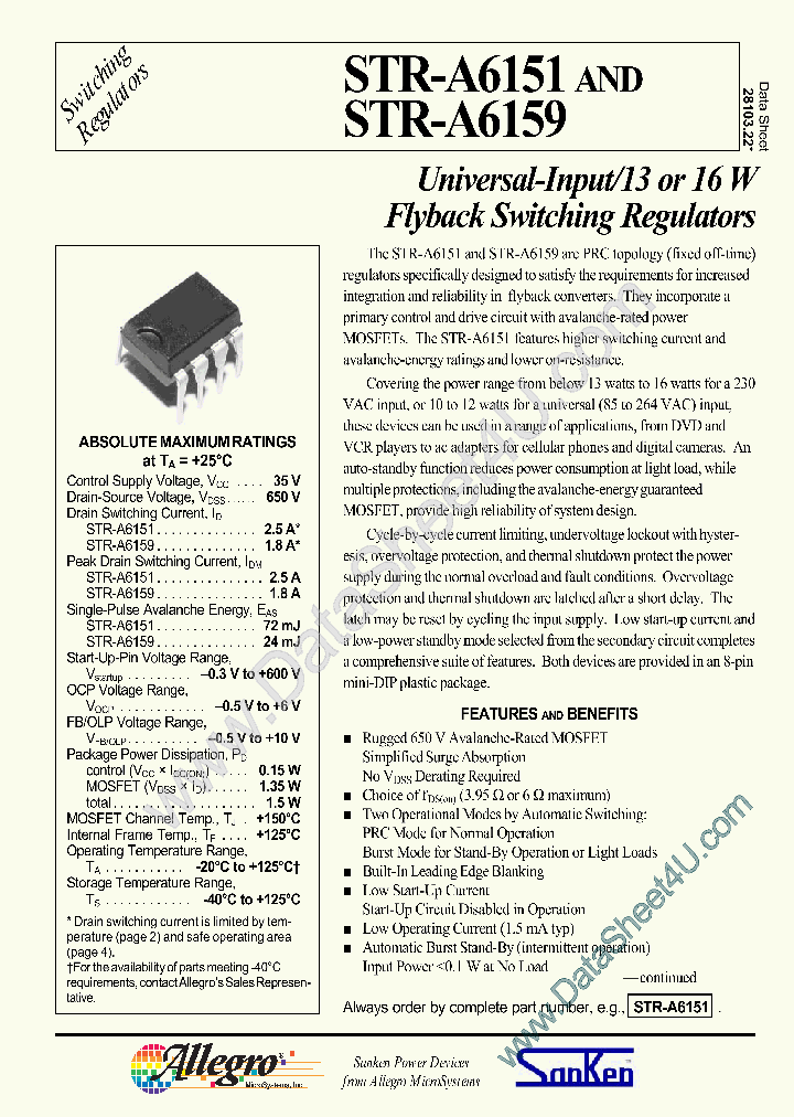STR-A6151_163328.PDF Datasheet