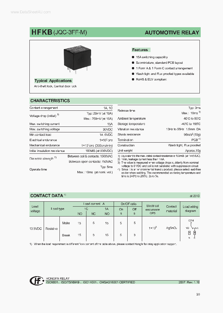 HFKB_164048.PDF Datasheet