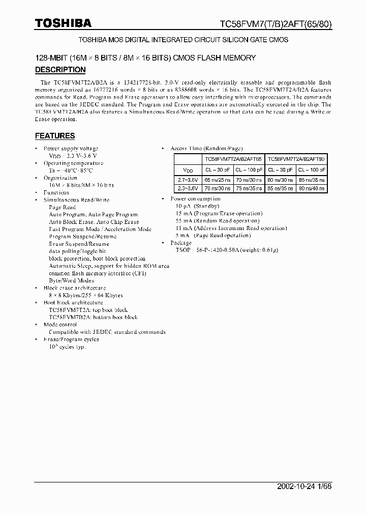 TC58FVM7T2_165594.PDF Datasheet