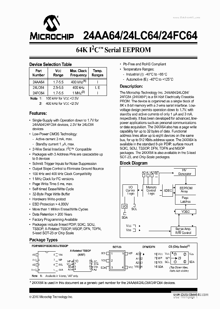 24AA64_167231.PDF Datasheet