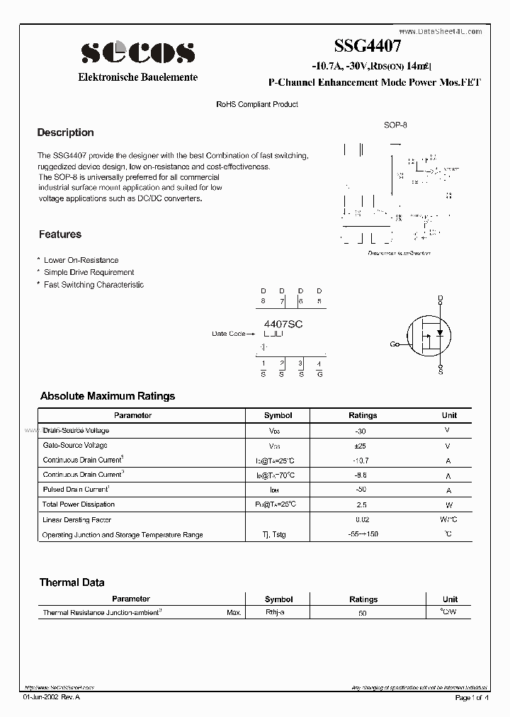 SSG4407_167945.PDF Datasheet