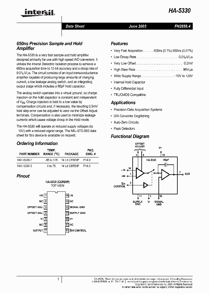 HA-5330_187930.PDF Datasheet