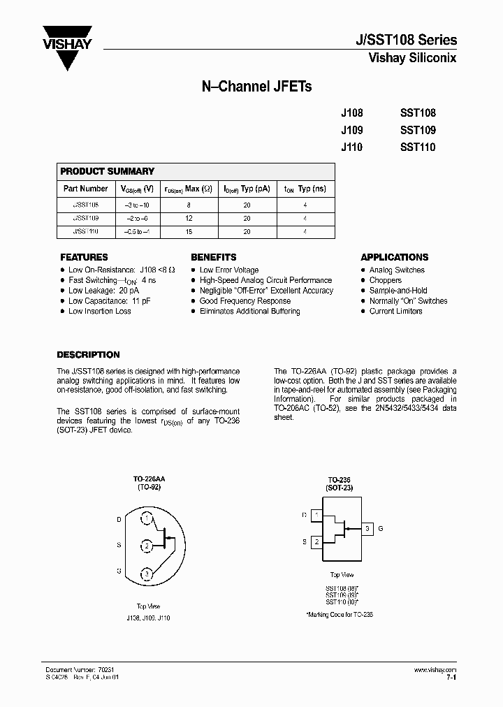 J110-TR1-E3_201274.PDF Datasheet