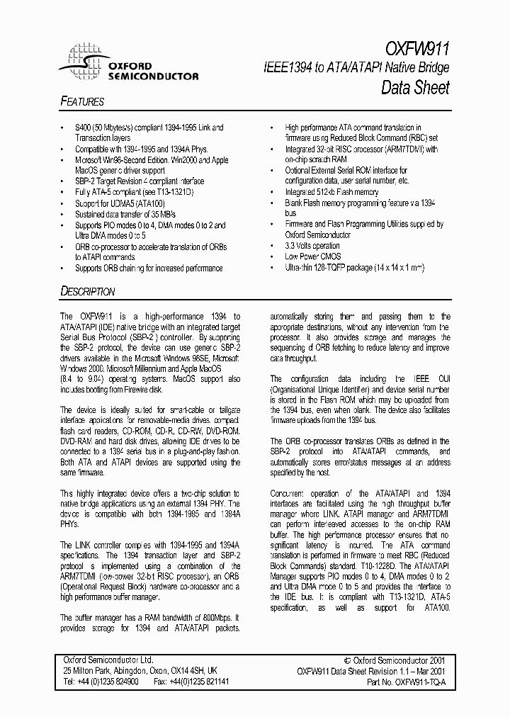 OXFW911-TQ-A_207245.PDF Datasheet