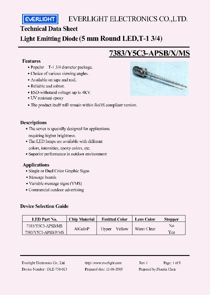 7383-Y5C3-APSB_213842.PDF Datasheet