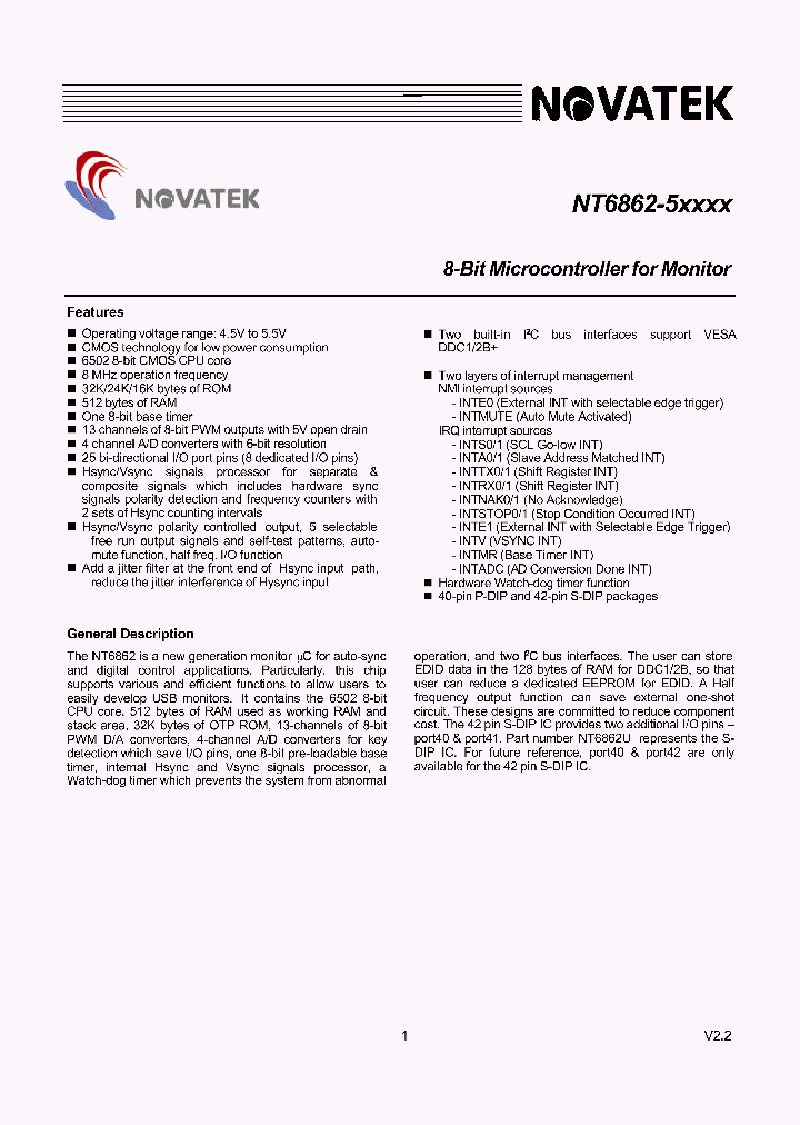 NT6862_239088.PDF Datasheet