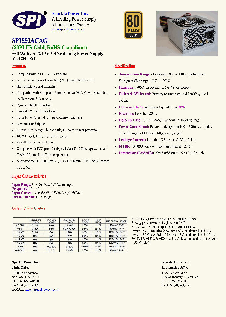 SPI550ACAG_241716.PDF Datasheet