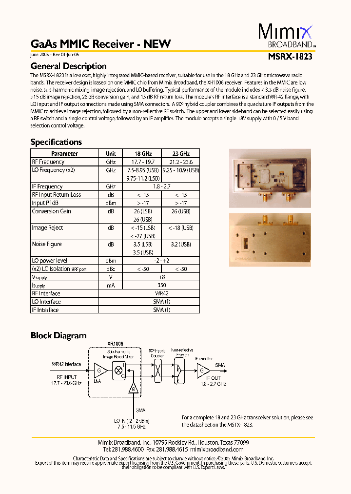 MSRX-1823_244167.PDF Datasheet