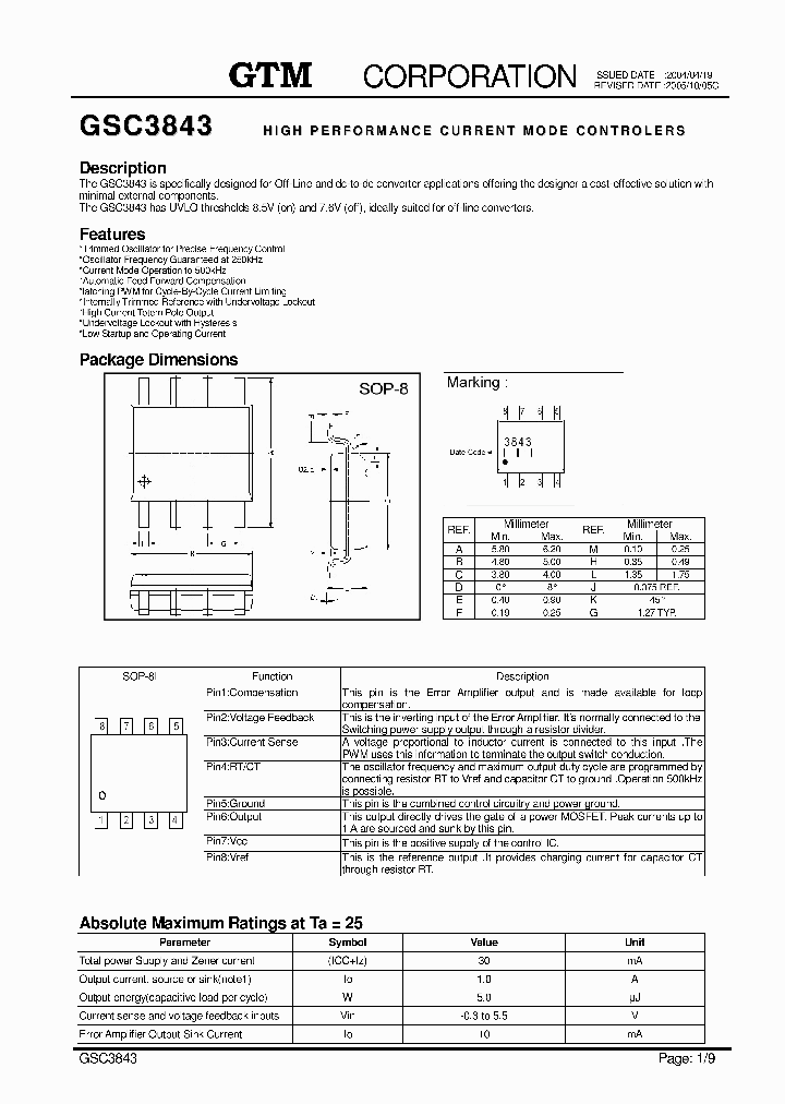 GSC3843_306084.PDF Datasheet