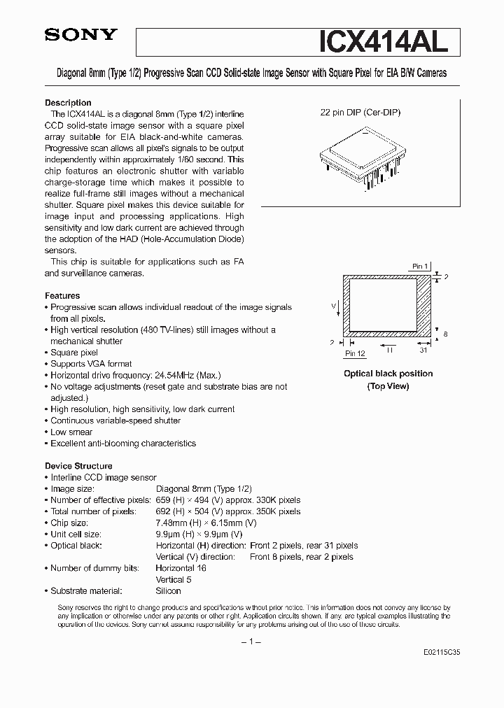 ICX414AL_282103.PDF Datasheet